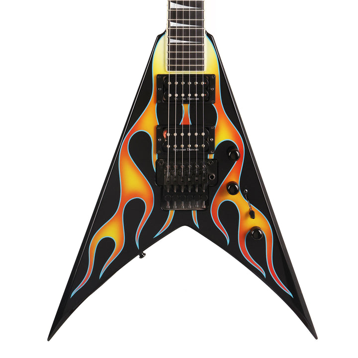 1999 Jackson King V Black with Hot Rod Flames