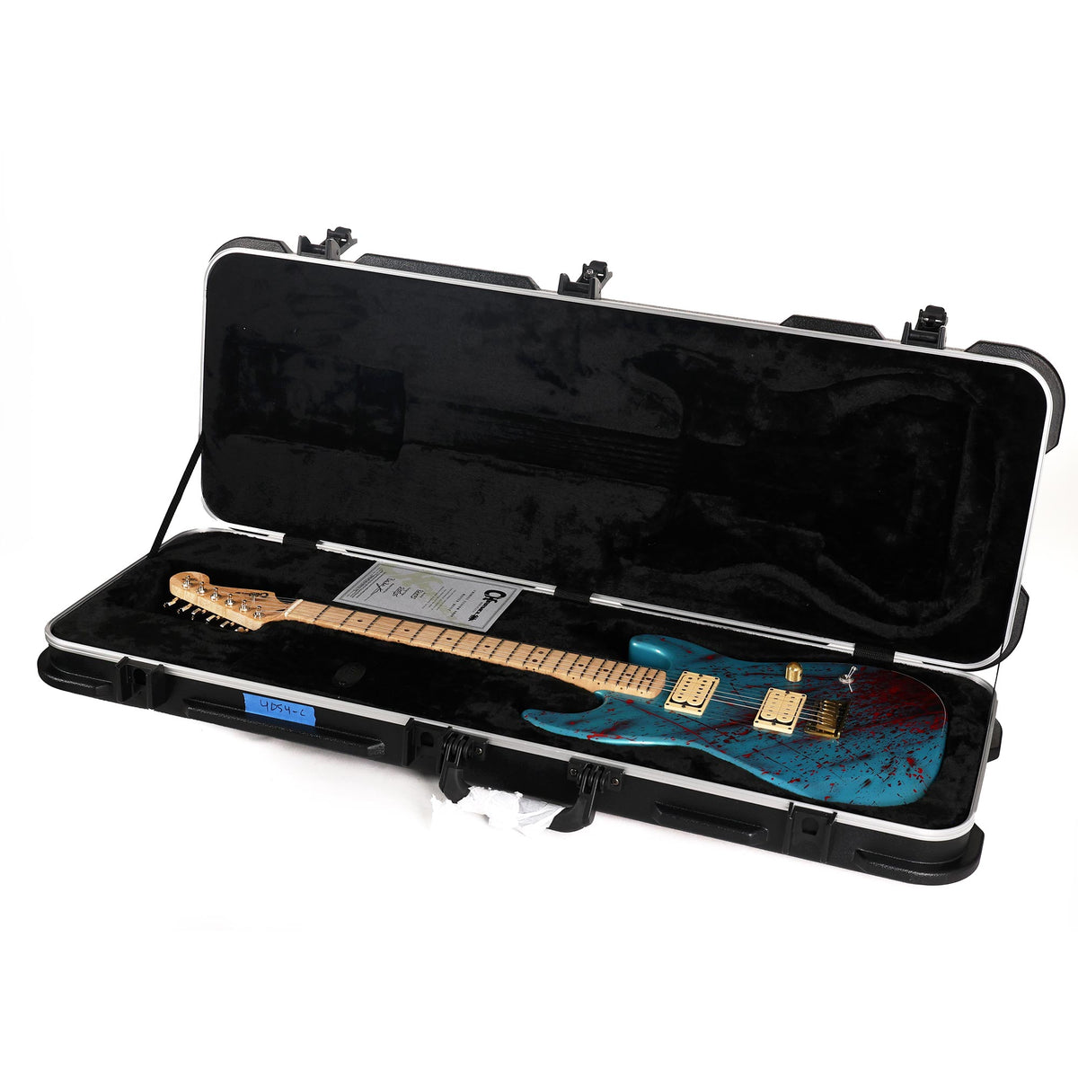 Charvel Custom Shop San Dimas Frost Blue with Bloodsplatter Masterbuilt Big Rob 2025 — 16