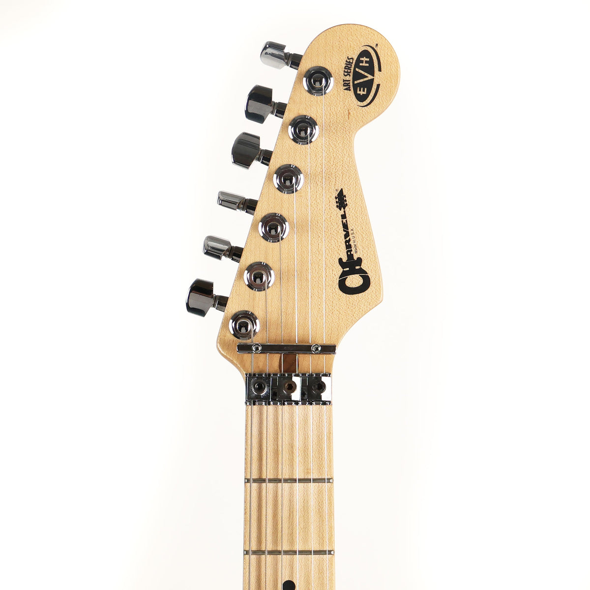 Charvel EVH Art Series Red Black and White Stripes 2005 — 13