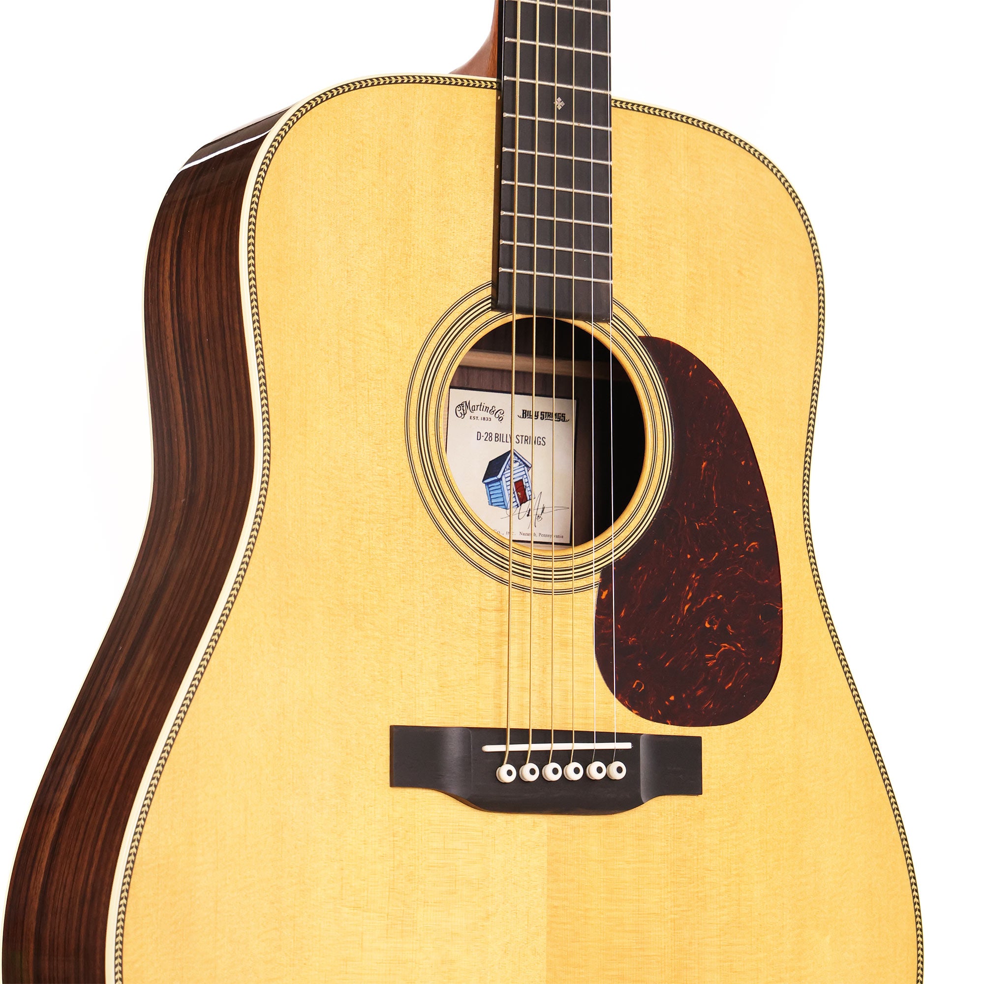history ストラト　フジゲン Martin Billy Strings D-28 Signature Guitar Natural 2025 | The