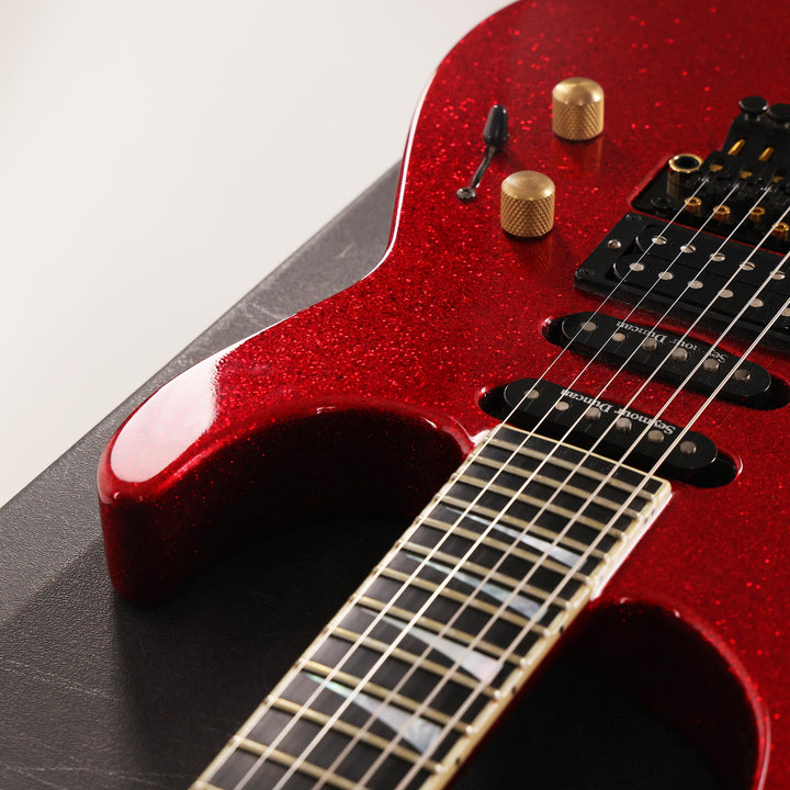 Jackson USA Soloist Refinished Red Sparkle Gold Comp Stripe 2001