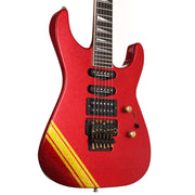 Jackson USA Soloist Refinished Red Sparkle Gold Comp Stripe 2001