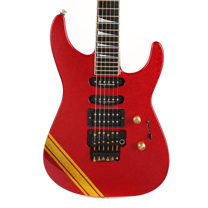 Jackson USA Soloist Refinished Red Sparkle Gold Comp Stripe 2001