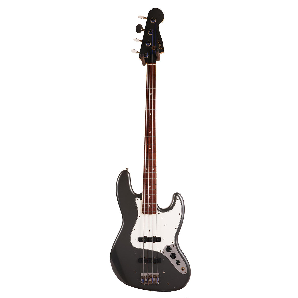 Fender Custom Shop 1966 Jazz Bass Relic Charcoal Frost Metallic Masterbuilt Dale Wilson 2011 — 3