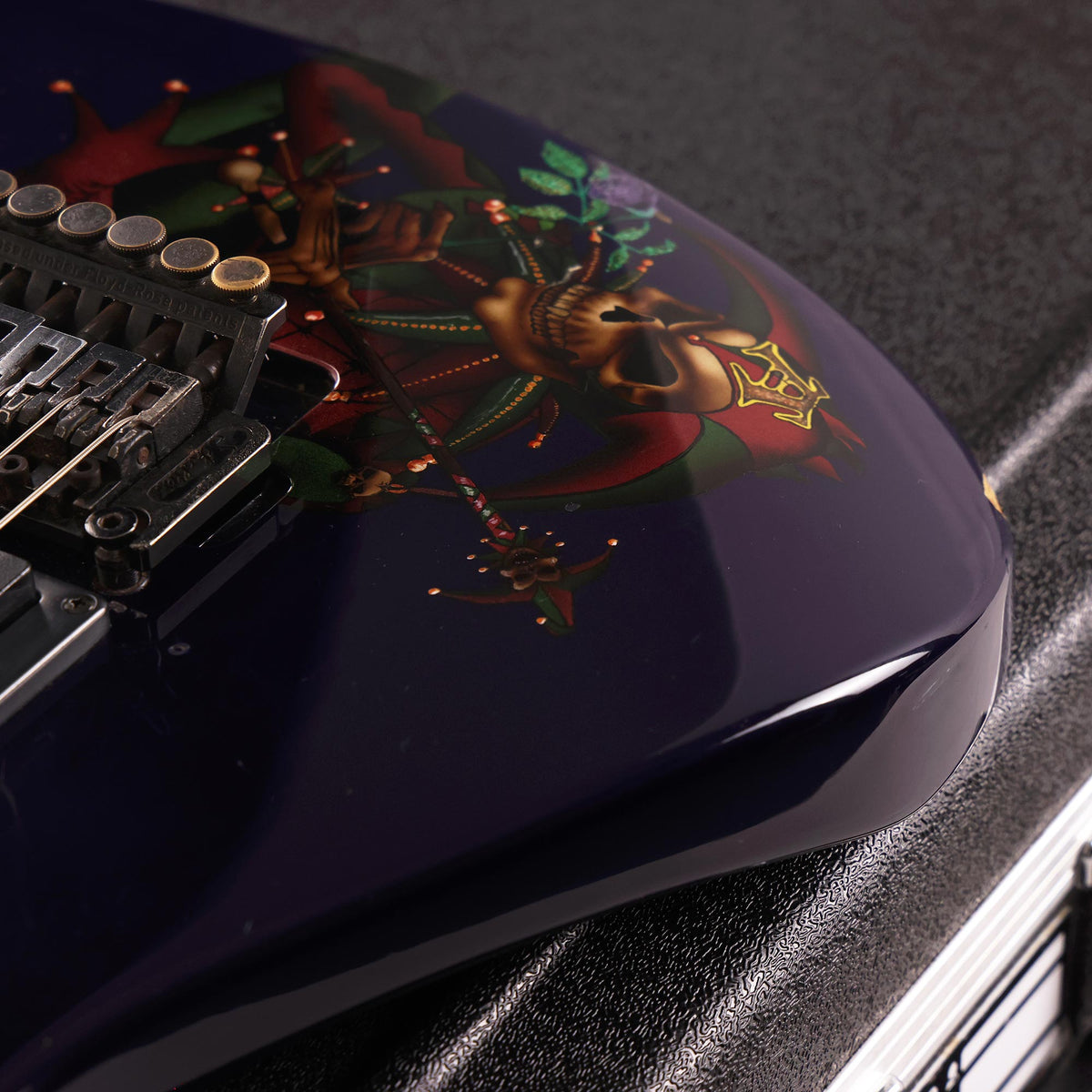 1989 Charvel 650XL NAMM Prototype Guitar Pamelina Jester Artwork — 11