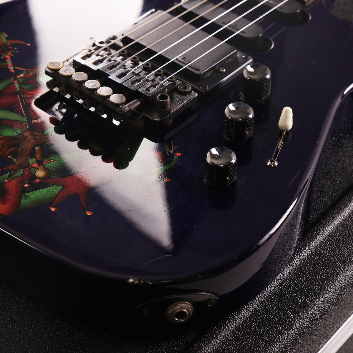 1989 Charvel 650XL NAMM Prototype Guitar Pamelina Jester Artwork — 14