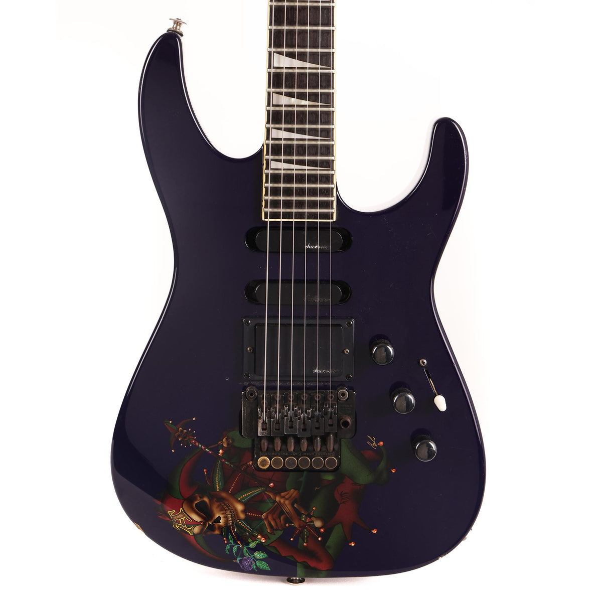 1989 Charvel 650XL NAMM Prototype Guitar Pamelina Jester Artwork — 2