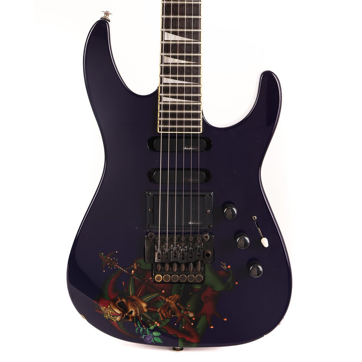 1989 Charvel 650XL NAMM Prototype Guitar Pamelina Jester Artwork