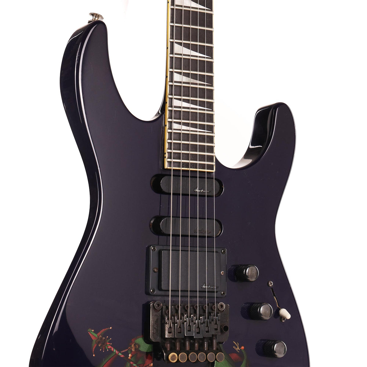 1989 Charvel 650XL NAMM Prototype Guitar Pamelina Jester Artwork — 5