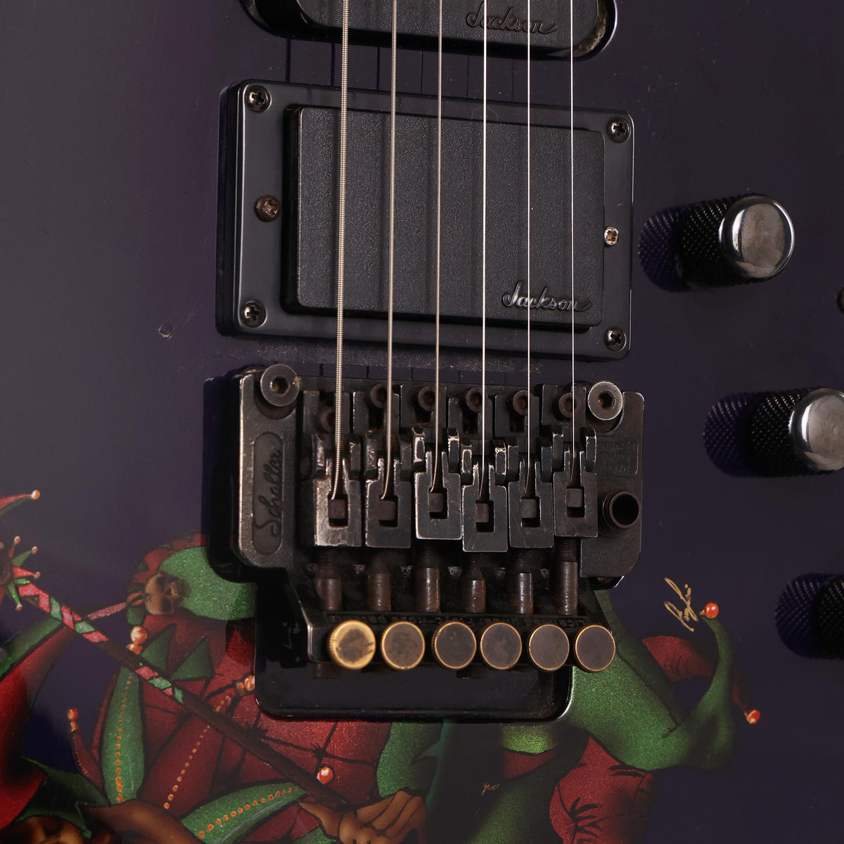 1989 Charvel 650XL NAMM Prototype Guitar Pamelina Jester Artwork — 8