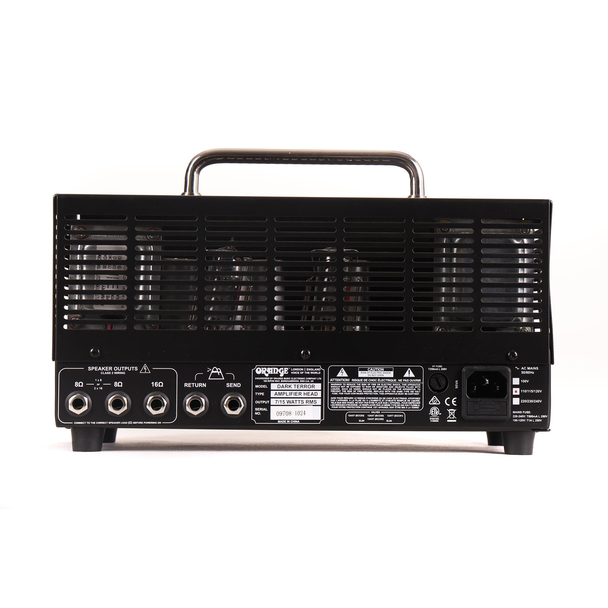 Orange Dark Terror 15 Amplifier Used | The Music Zoo