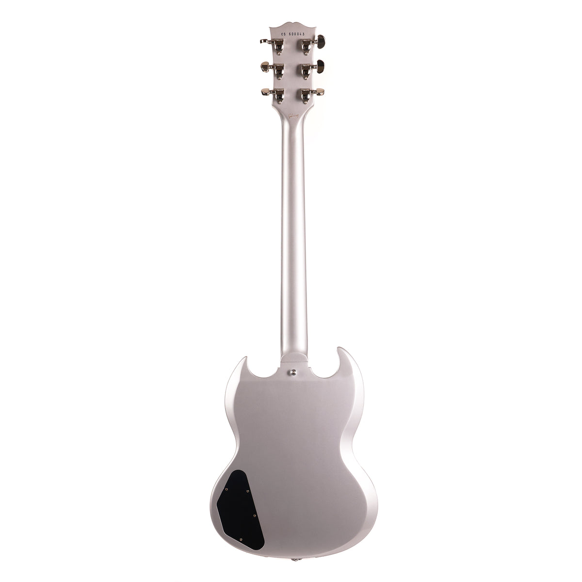 Gibson Custom Shop SG Custom Made 2 Measure Silver Metallic with Split Diamonds 2026 — 4