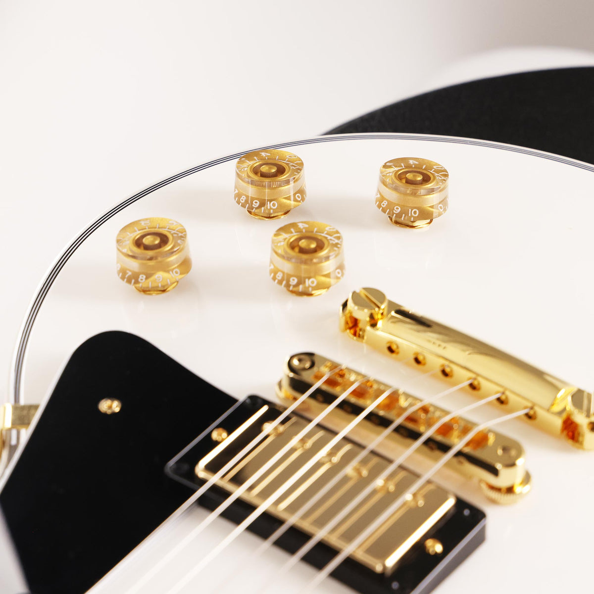 Gibson Custom Shop Les Paul Custom Made 2 Measure 2-Tone Tuxedo Alpine White and Ebony 2026 — 10