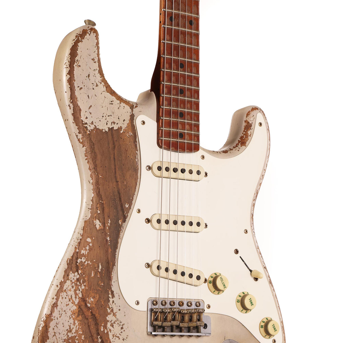 Fender Custom Shop 1957 Roasted Ash Stratocaster Ultimate Relic Masterbuilt Andy Hicks Relic White Blonde 2026 — 5