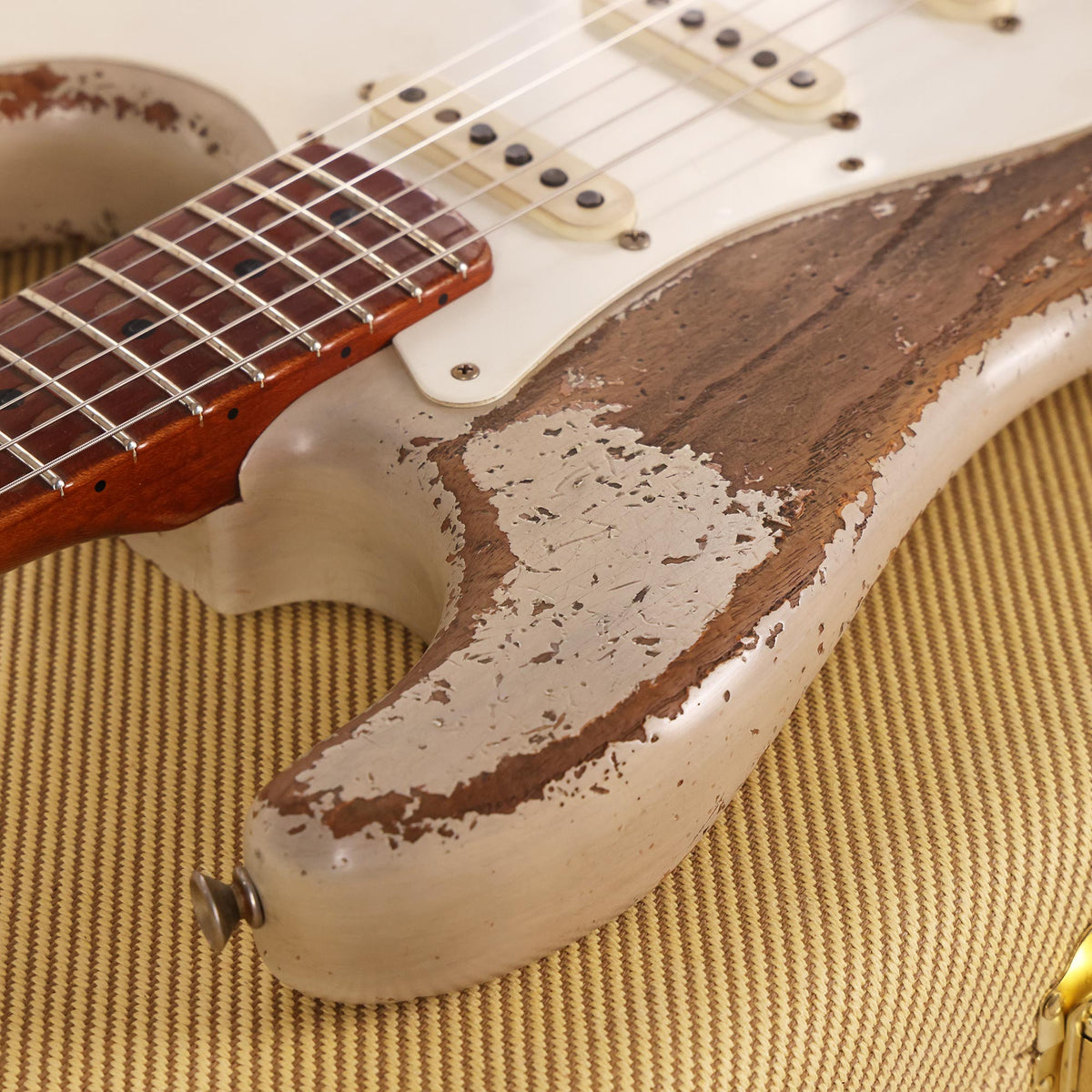 Fender Custom Shop 1957 Roasted Ash Stratocaster Ultimate Relic Masterbuilt Andy Hicks Relic White Blonde 2026 — 8
