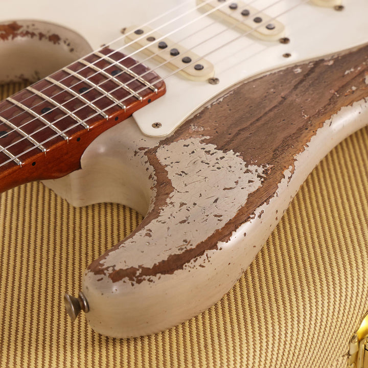 Fender Custom Shop 1957 Roasted Ash Stratocaster Ultimate Relic Masterbuilt Andy Hicks Relic White Blonde 2026