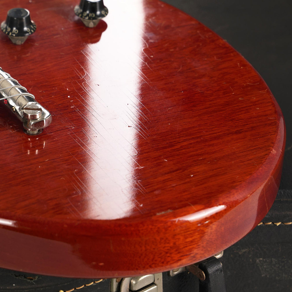 1959 Gibson Les Paul Junior Double Cutaway Guitar Cherry — 10