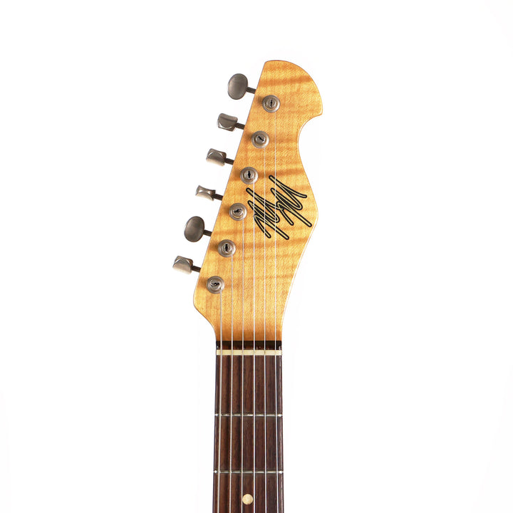 Mario Martin T-Style Guitar 2-Tone Sunburst Figured Maple Neck