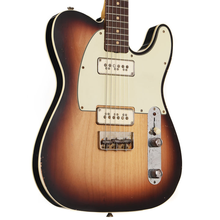 Mario Martin T-Style Guitar 2-Tone Sunburst Figured Maple Neck