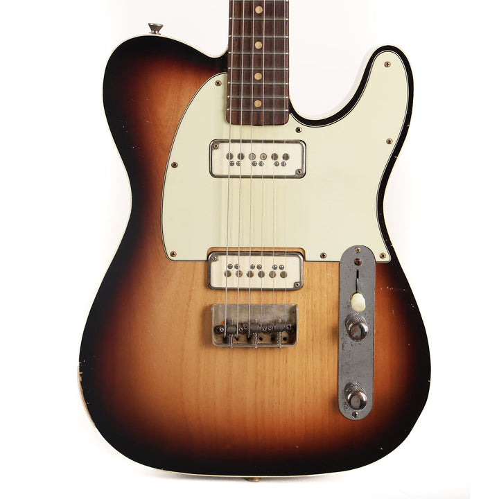 Mario Martin T-Style Guitar 2-Tone Sunburst Figured Maple Neck