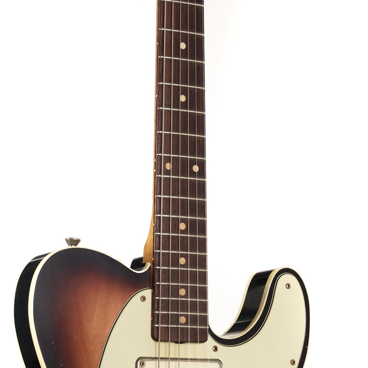 Mario Martin T-Style Guitar 2-Tone Sunburst Figured Maple Neck