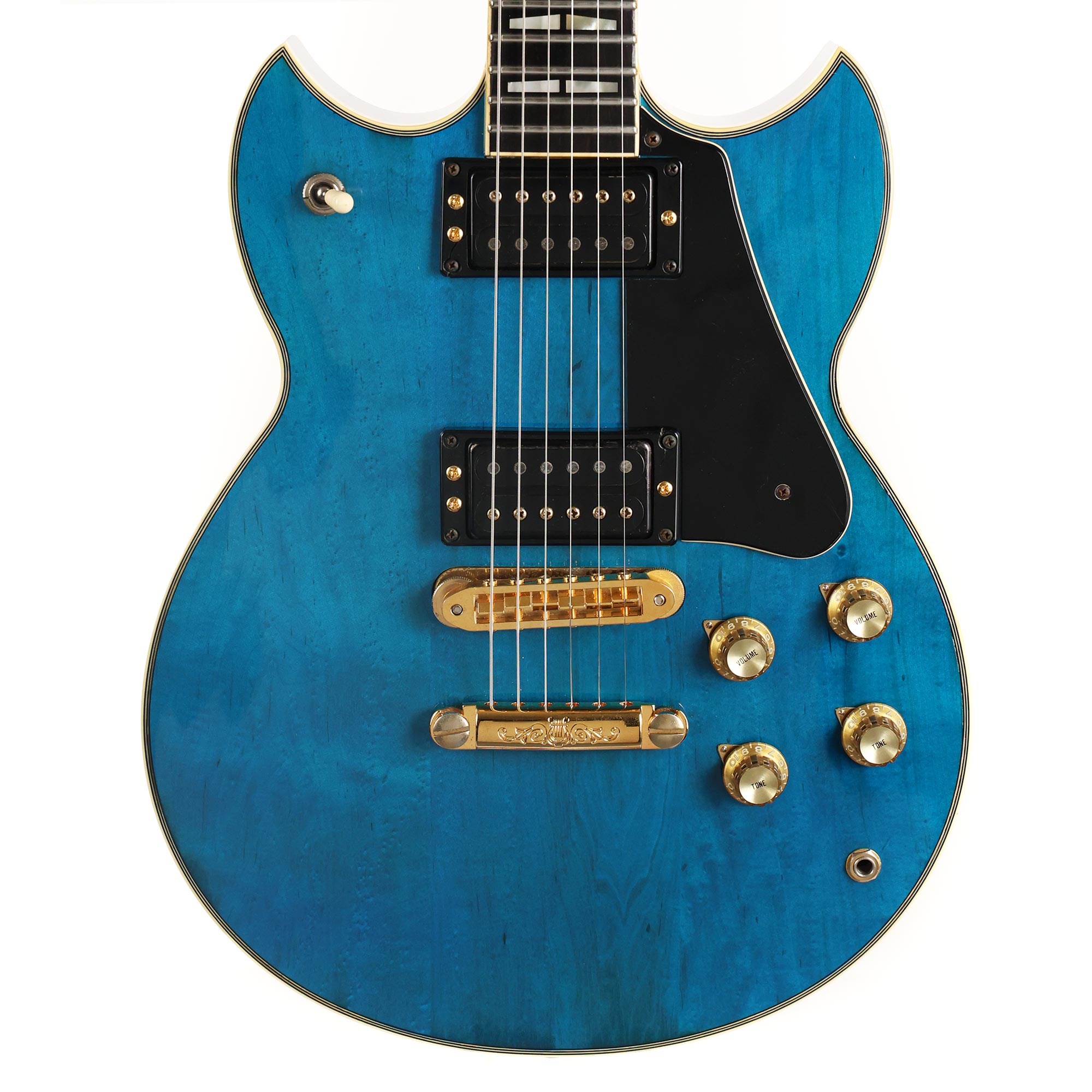 1982 Yamaha SG-2000 Transparent Blue | The Music Zoo