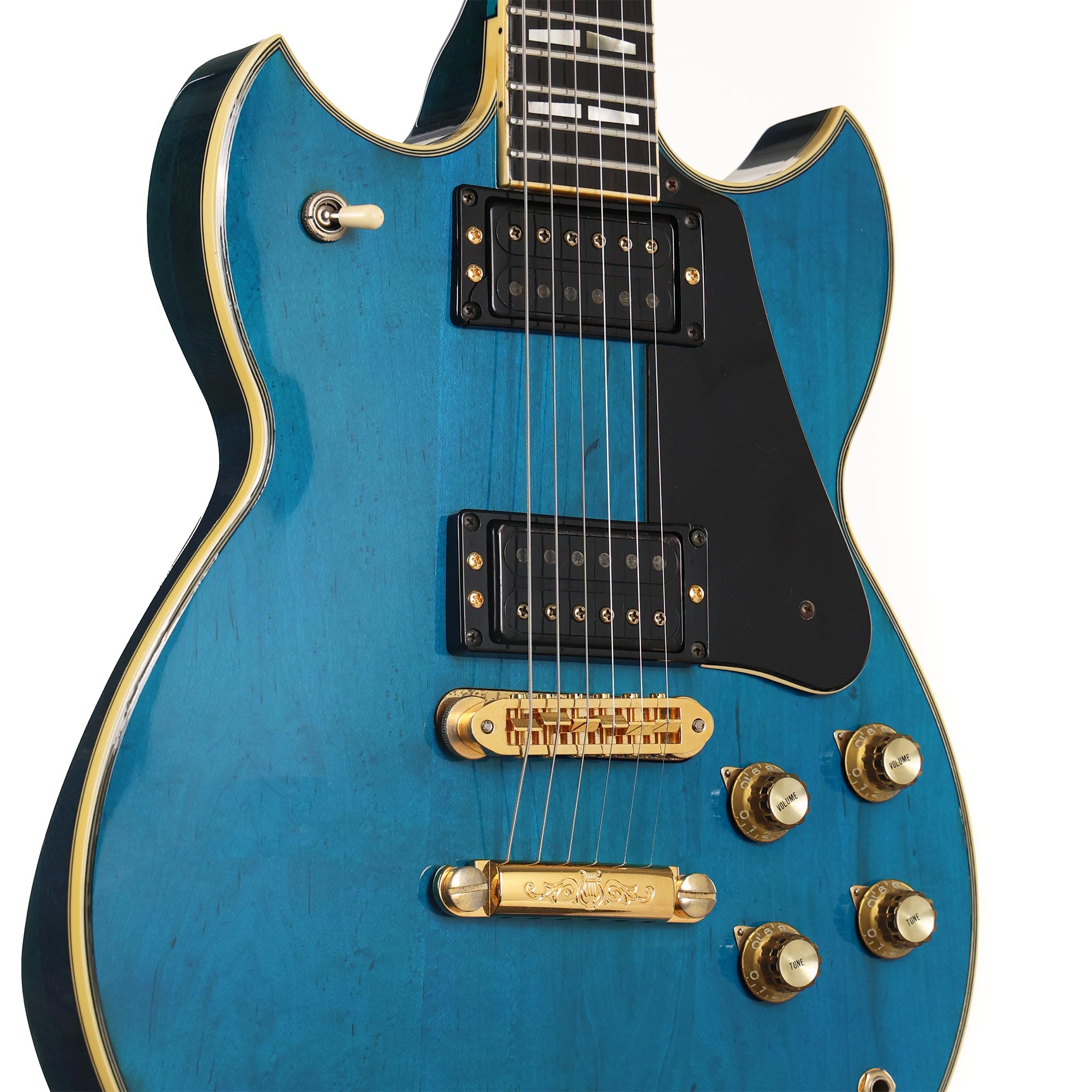 1982 Yamaha SG-2000 Transparent Blue | The Music Zoo