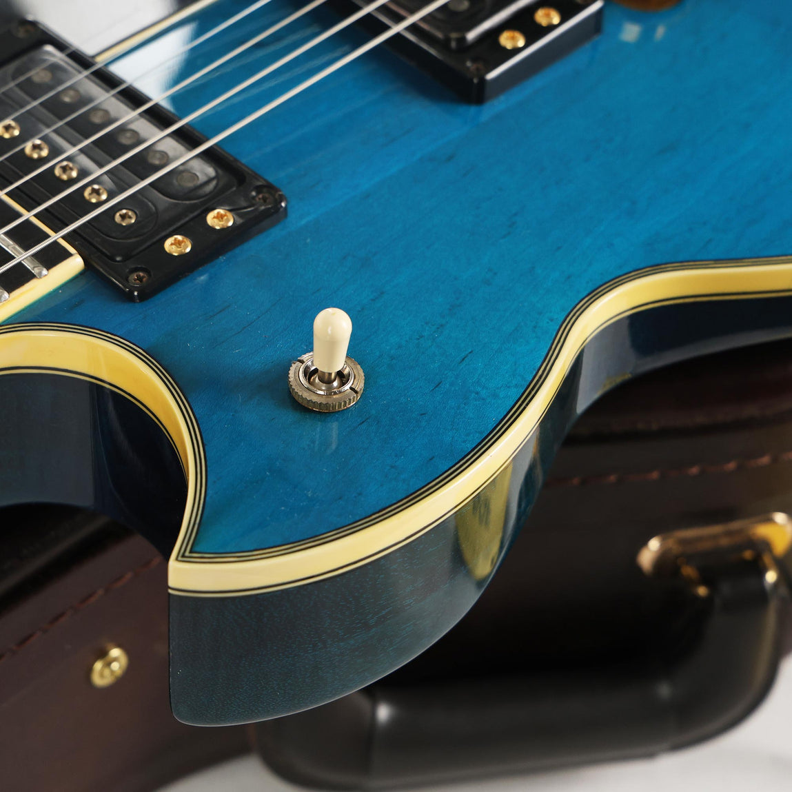 1982 Yamaha SG-2000 Transparent Blue | The Music Zoo