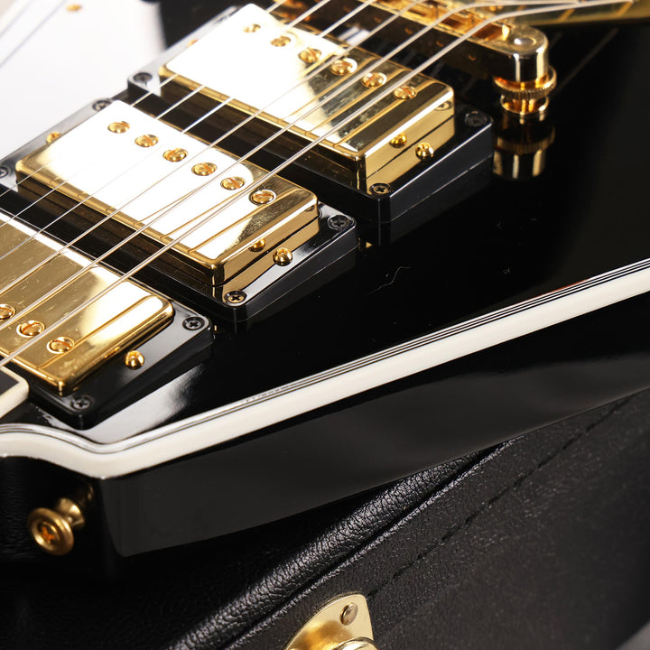 Gibson Custom Shop Flying V Custom Made 2 Measure Triple Pickup Ebony Gloss 2024