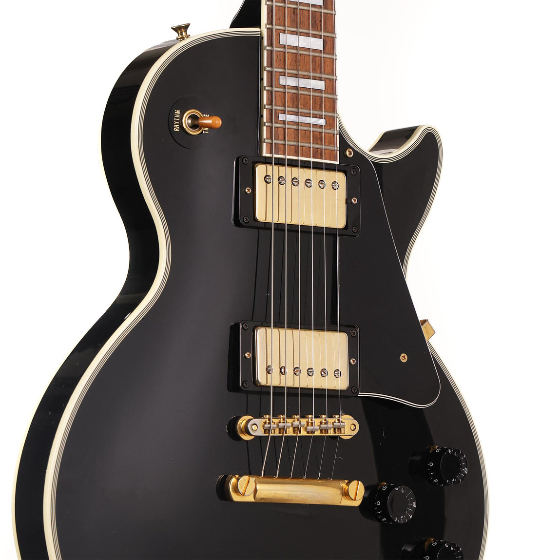 1997 Orville Les Paul Custom LPC-75 Ebony | The Music Zoo