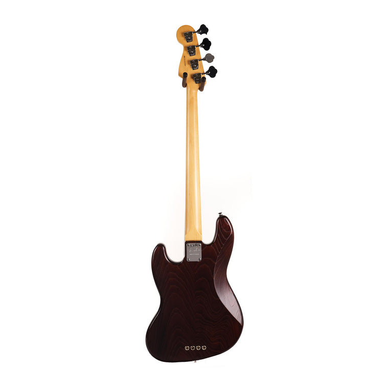 Fender American Standard Hand Stained Ash Jazz Bass Mahogany Stain 2012