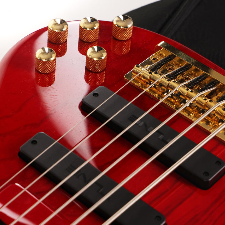 Tune 6-String Bass Transparent Red