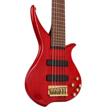 Tune 6-String Bass Transparent Red