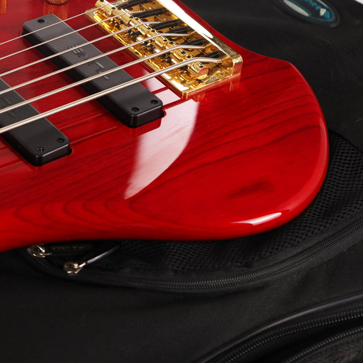 Tune 6-String Bass Transparent Red