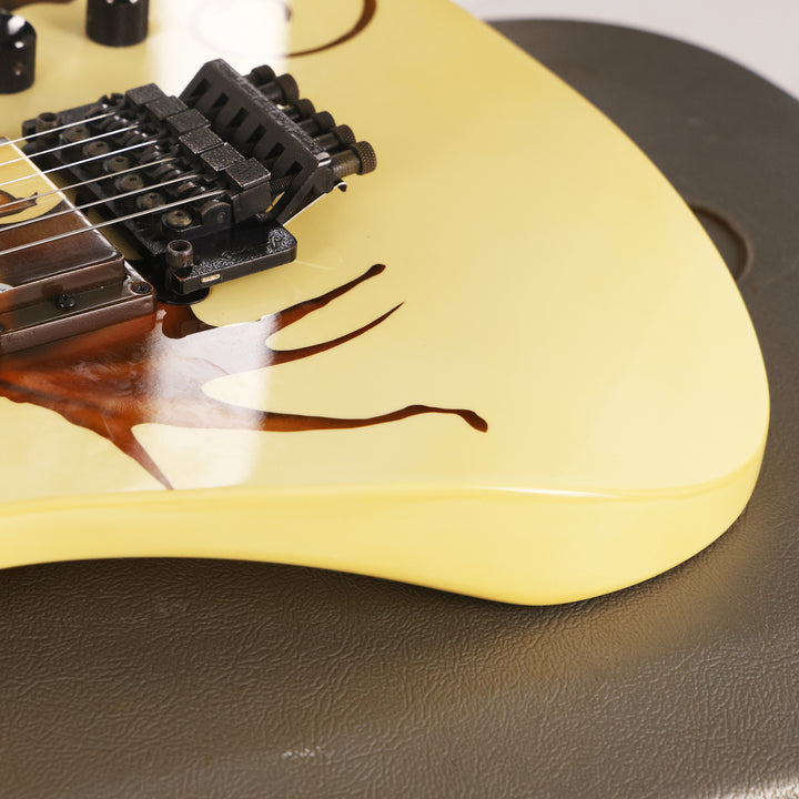 1988 Jackson Soloist Custom Ivory with Dragon Graphic