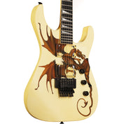 1988 Jackson Soloist Custom Ivory with Dragon Graphic