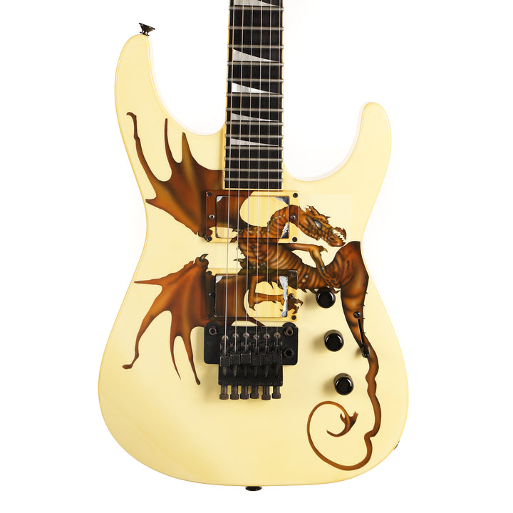 1988 Jackson Soloist Custom Ivory with Dragon Graphic