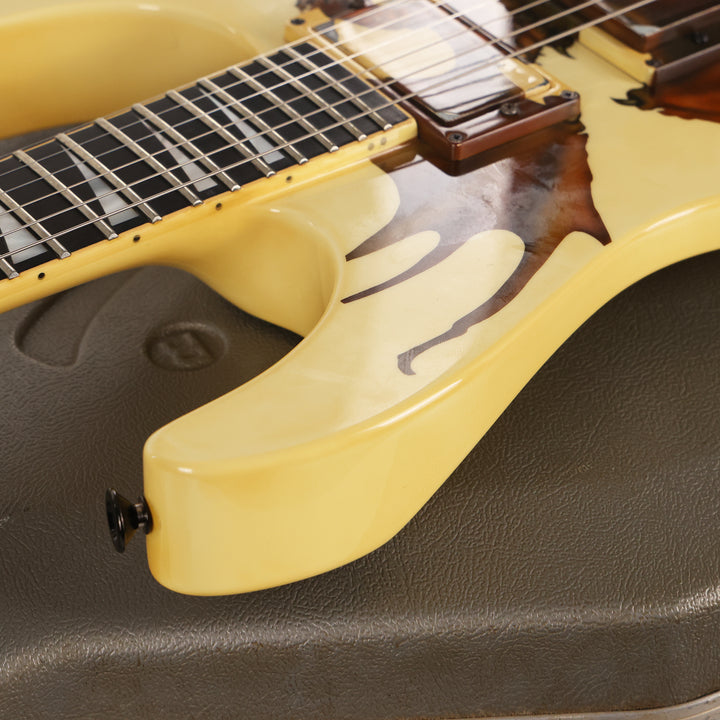 1988 Jackson Soloist Custom Ivory with Dragon Graphic