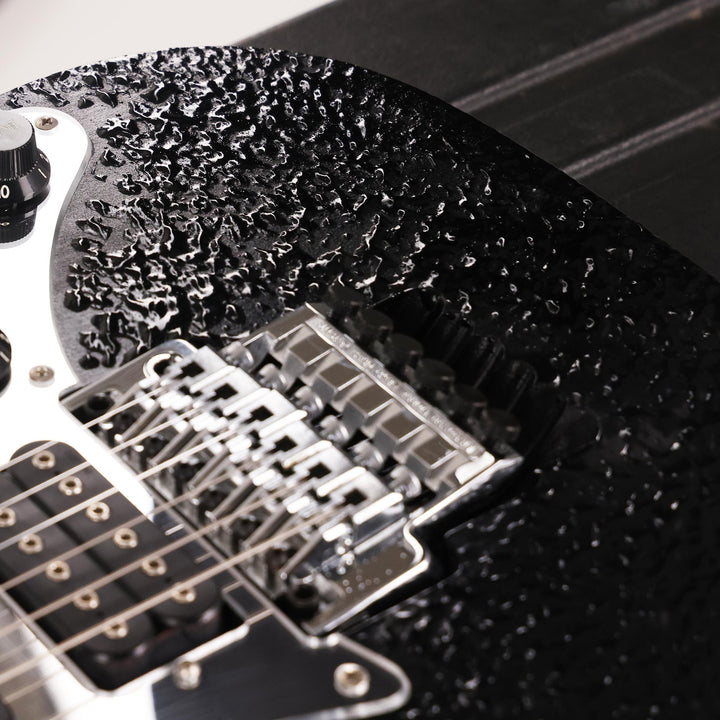 1999 Ibanez JEM 7D Prototype Black Textured Finish One-Off Steve Vai-Owned Dressing Room Warm-Up Guitar