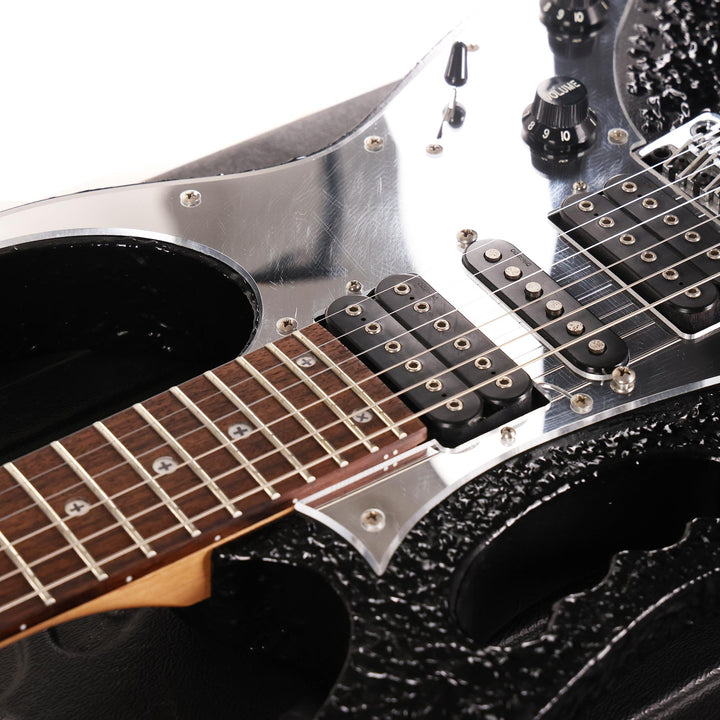 1999 Ibanez JEM 7D Prototype Black Textured Finish One-Off Steve Vai-Owned Dressing Room Warm-Up Guitar