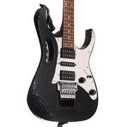 1999 Ibanez JEM 7D Prototype Black Textured Finish One-Off Steve Vai-Owned Dressing Room Warm-Up Guitar