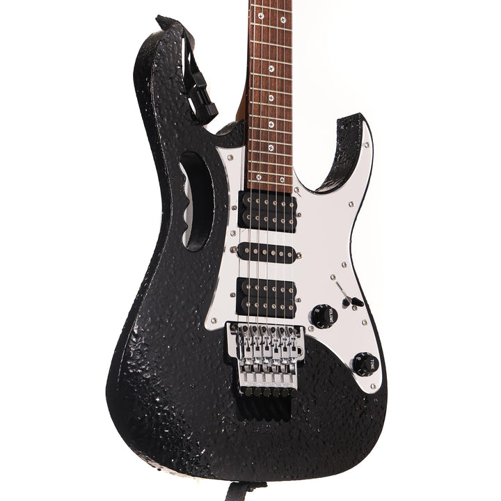 1999 Ibanez JEM 7D Prototype Black Textured Finish One-Off Steve Vai-Owned Dressing Room Warm-Up Guitar
