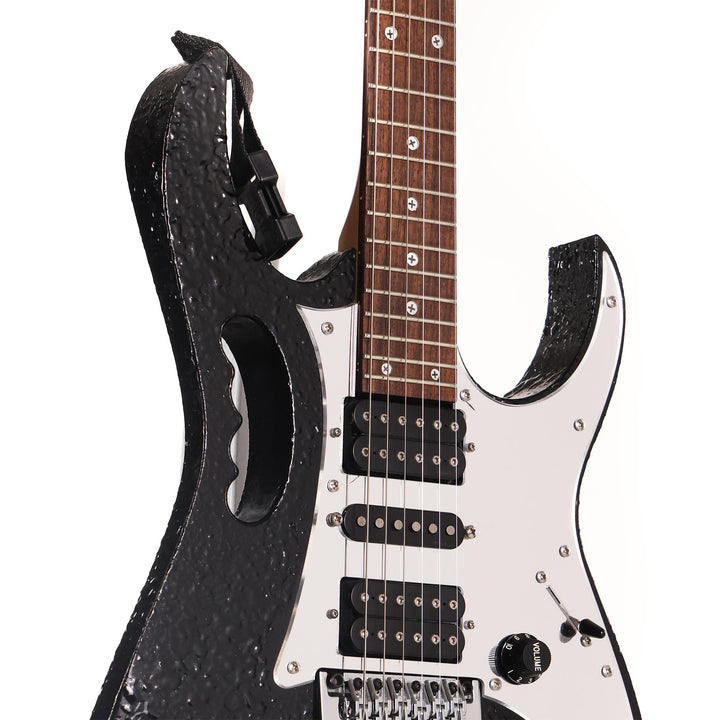 1999 Ibanez JEM 7D Prototype Black Textured Finish One-Off Steve Vai-Owned Dressing Room Warm-Up Guitar
