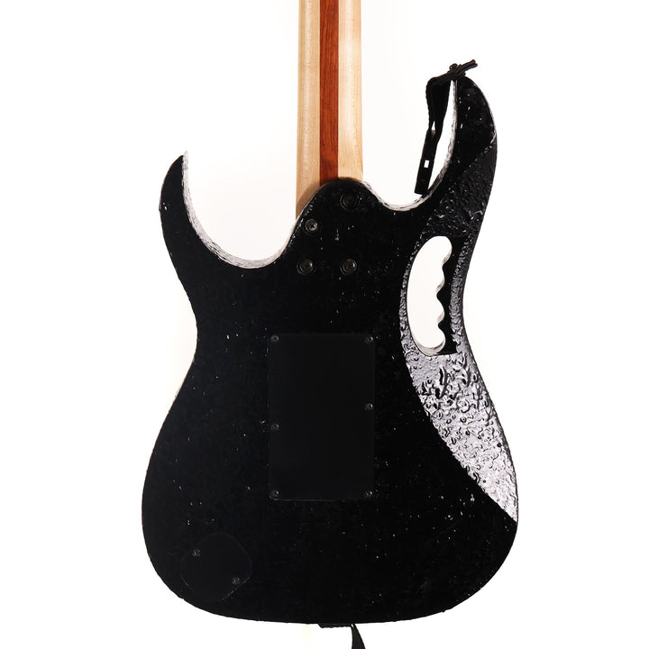 1999 Ibanez JEM 7D Prototype Black Textured Finish One-Off Steve Vai-Owned Dressing Room Warm-Up Guitar