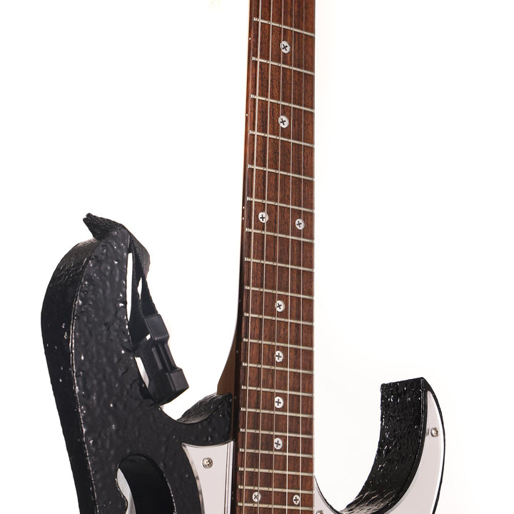 1999 Ibanez JEM 7D Prototype Black Textured Finish One-Off Steve Vai-Owned Dressing Room Warm-Up Guitar