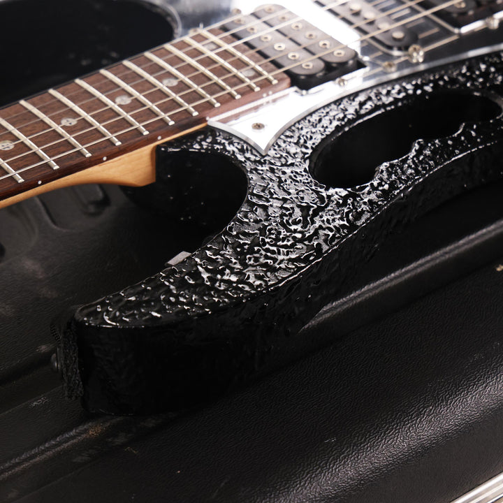 1999 Ibanez JEM 7D Prototype Black Textured Finish One-Off Steve Vai-Owned Dressing Room Warm-Up Guitar