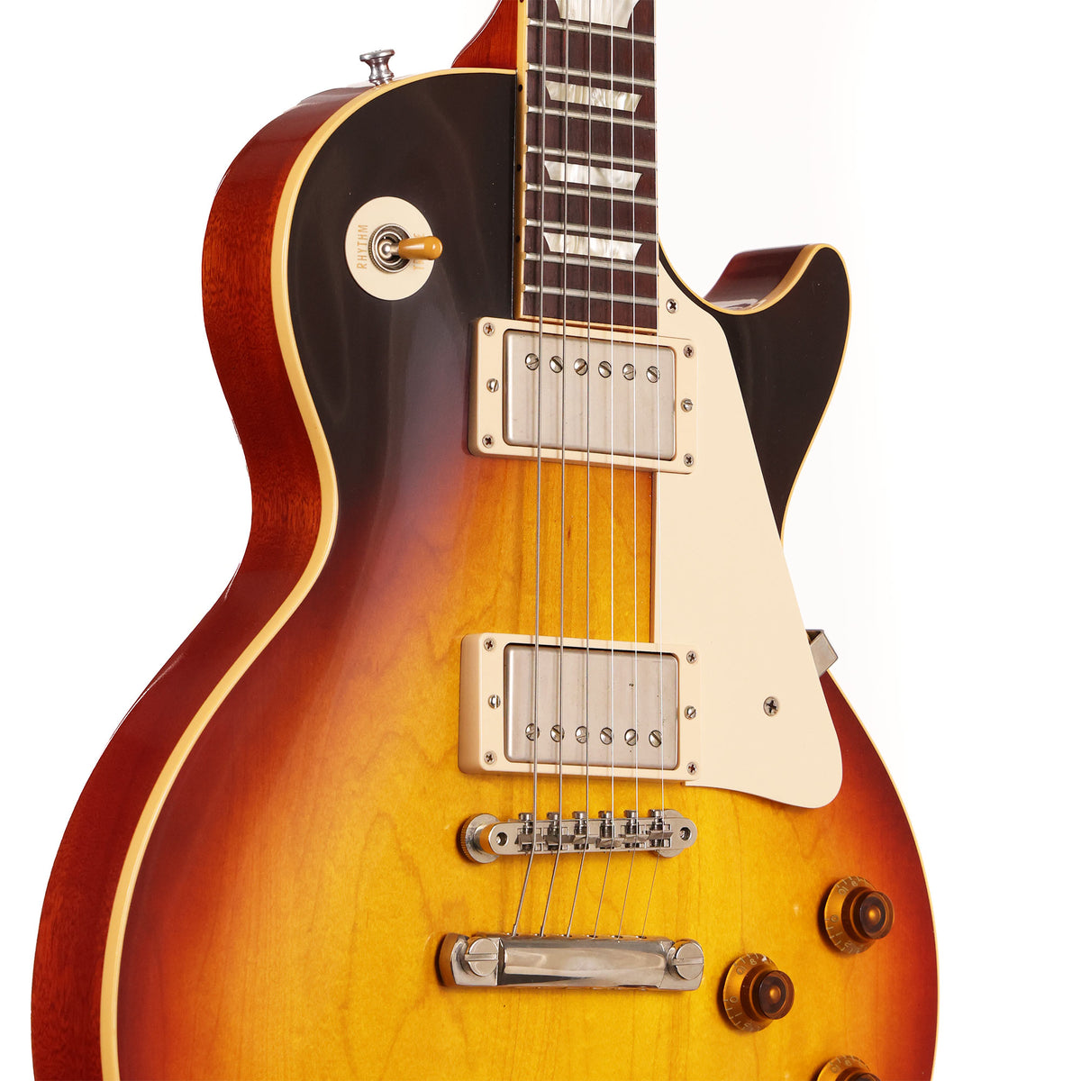 Gibson Custom Shop 1960 Les Paul Faded Tobacco Burst VOS G0 Plain Top 2008 — 5