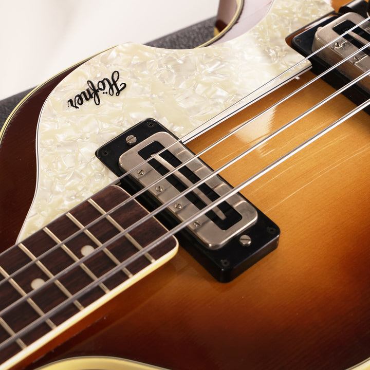 1984 Hofner 500/1 1964–1984 20th Anniversary Violin Bass Sunburst