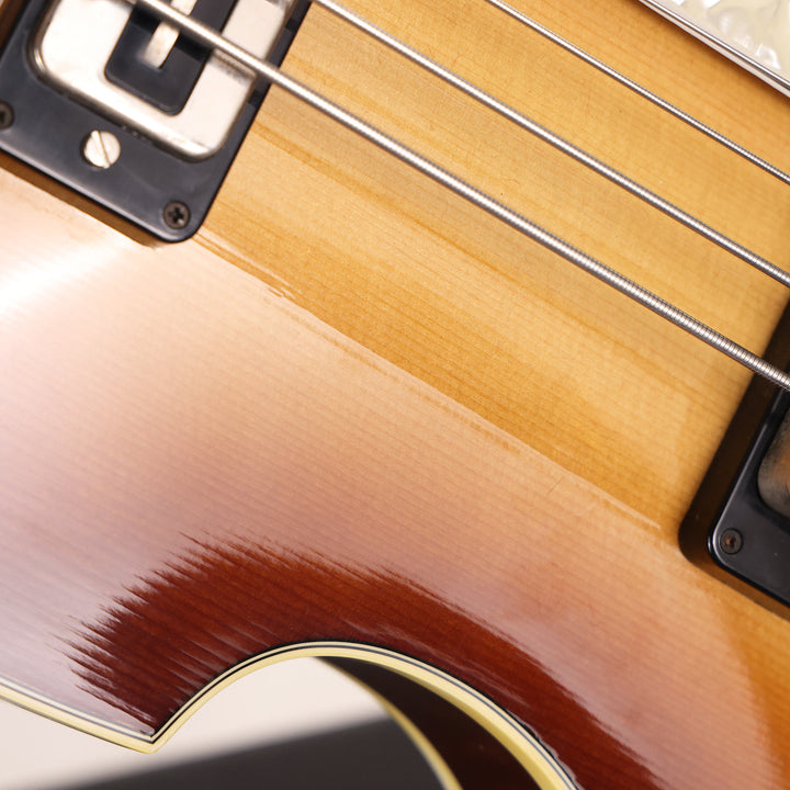 1984 Hofner 500/1 1964–1984 20th Anniversary Violin Bass Sunburst