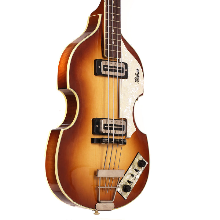 1984 Hofner 500/1 1964–1984 20th Anniversary Violin Bass Sunburst